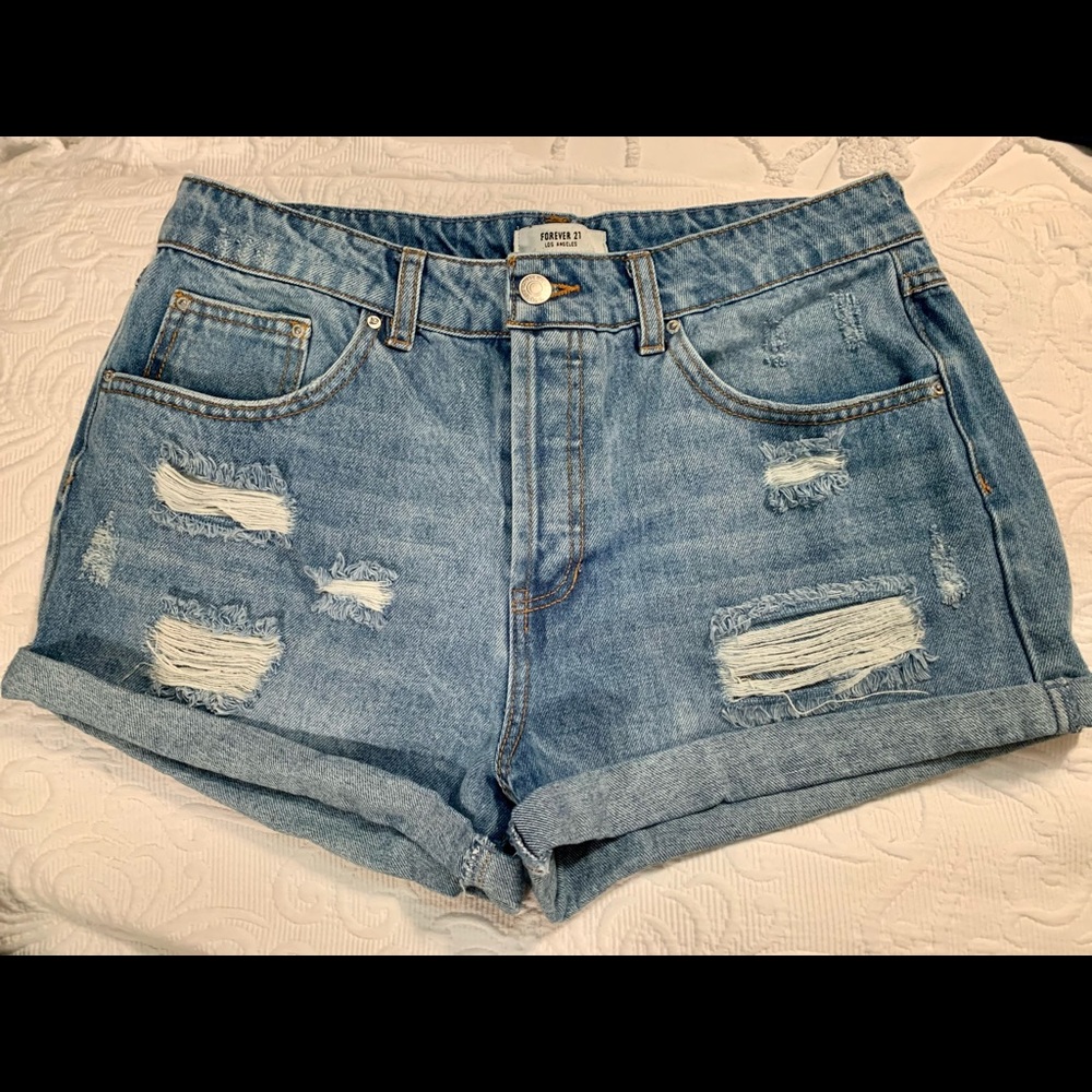 Forever 21 denim shorts